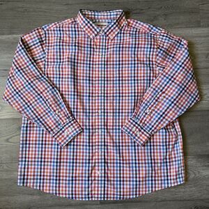 Oak Hill Men's Multicolor Gingham Plaid Button Down Shirt DXL - Size 1XL